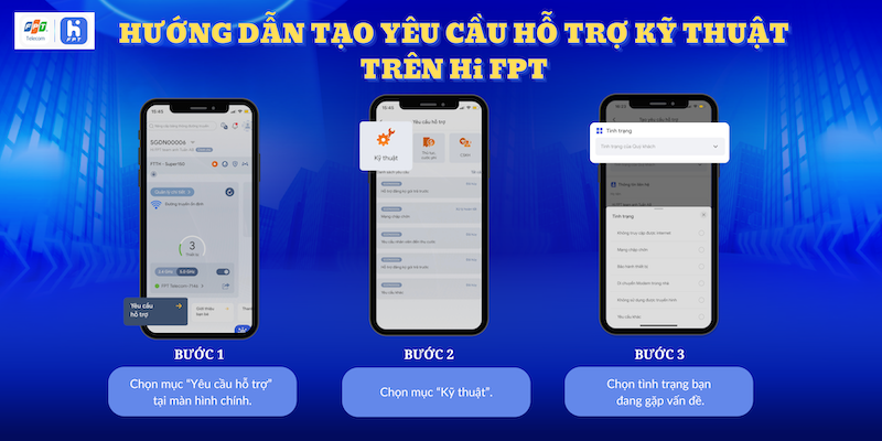 Hi FPT-Hướng dẫn sử dụng tính năng yêu cầu hỗ trợ siêu tốc trên Hi FPT 1 hi FPT