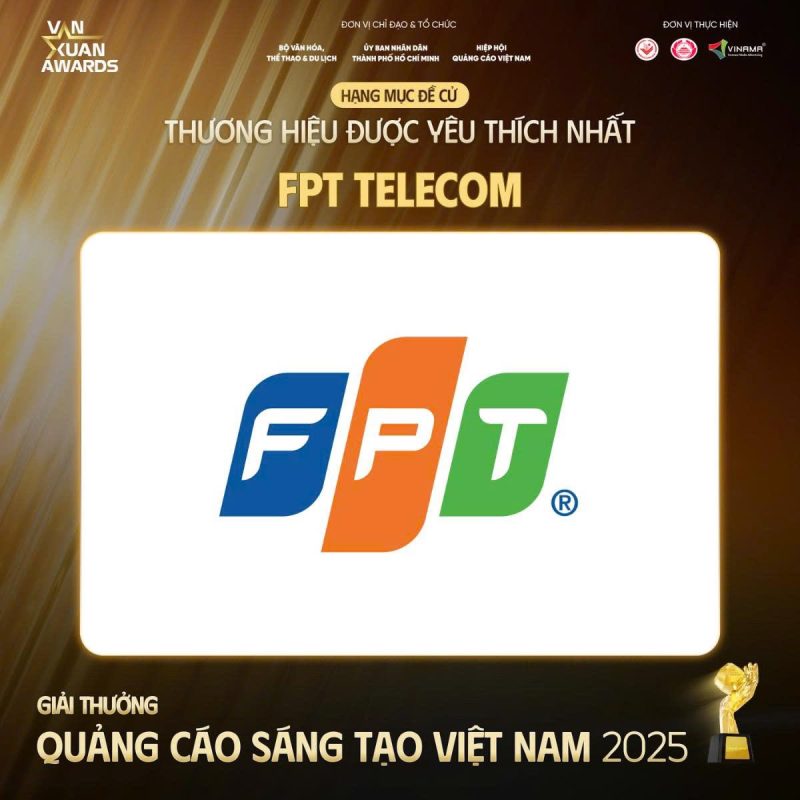 FPT được đề cử hạng mục “Thương hiệu được yêu thích nhất” tại Giải thưởng Vạn Xuân 2025 10 FPT
